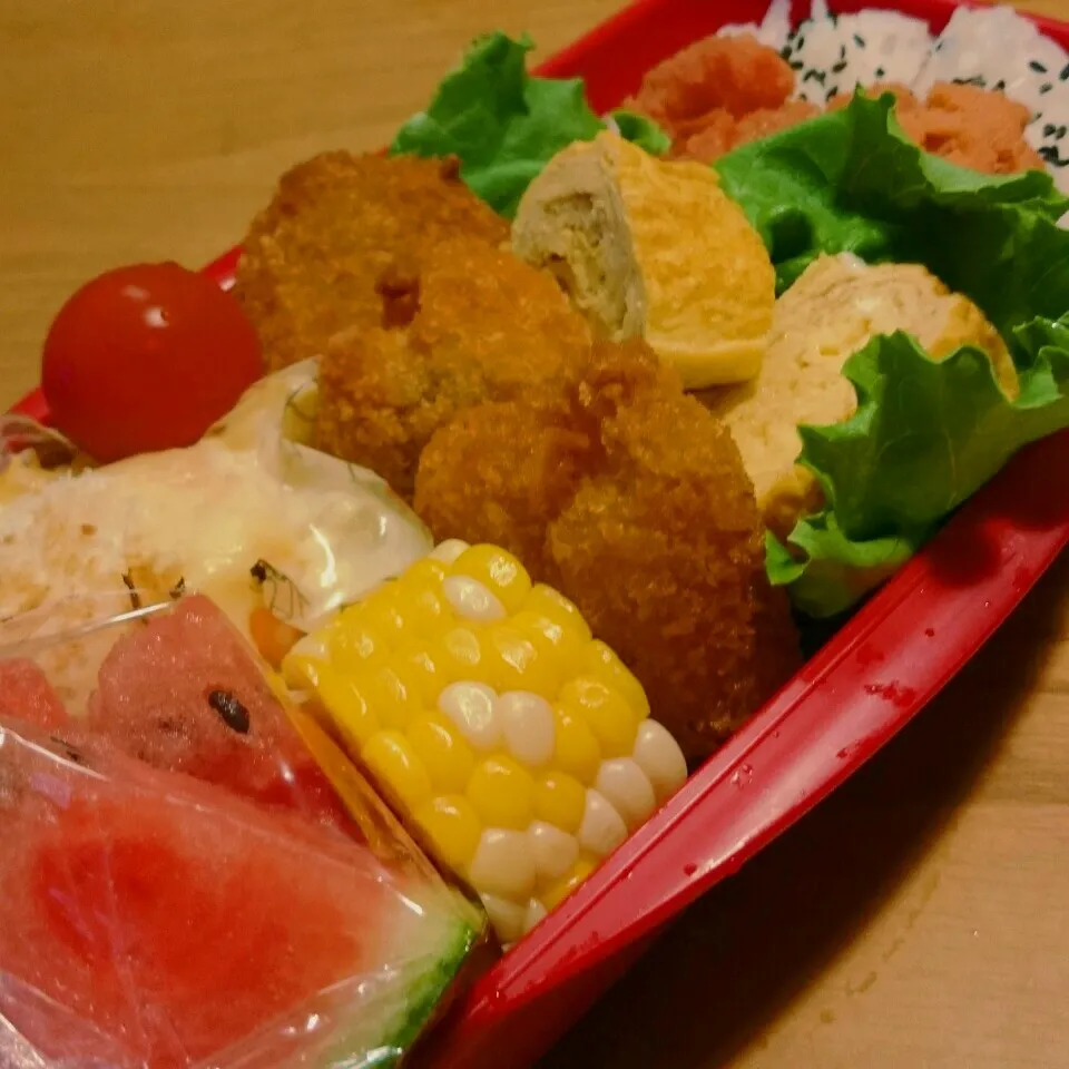 Snapdishの料理写真:今日のお弁当|mikaさん