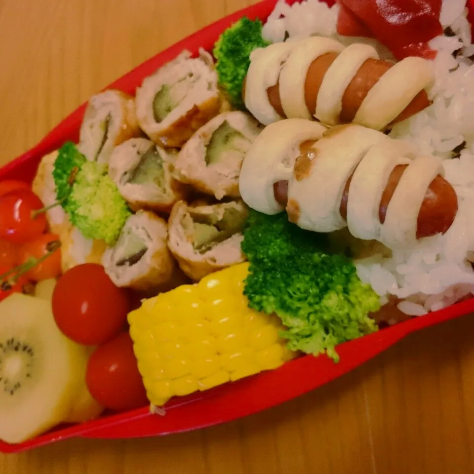 Snapdishの料理写真:今日のお弁当|mikaさん