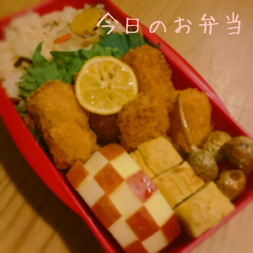 Snapdishの料理写真:今日のお弁当|mikaさん