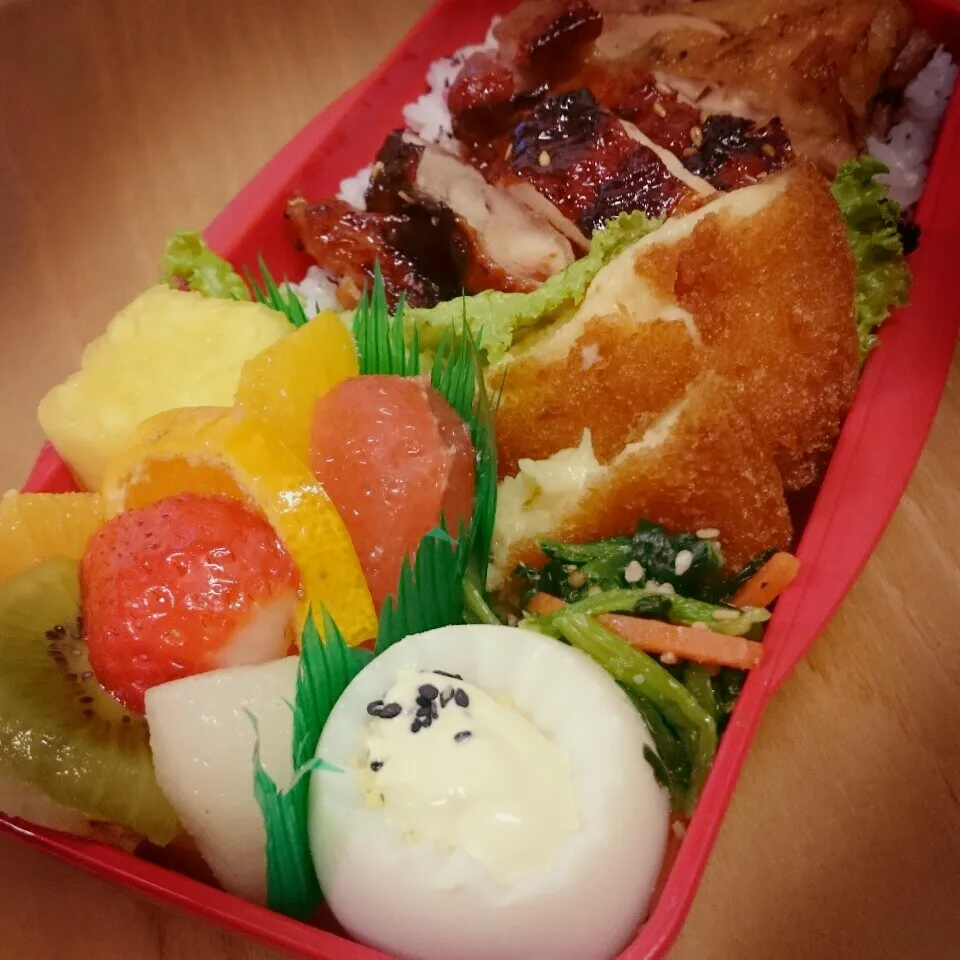 Snapdishの料理写真:今日のお弁当|mikaさん