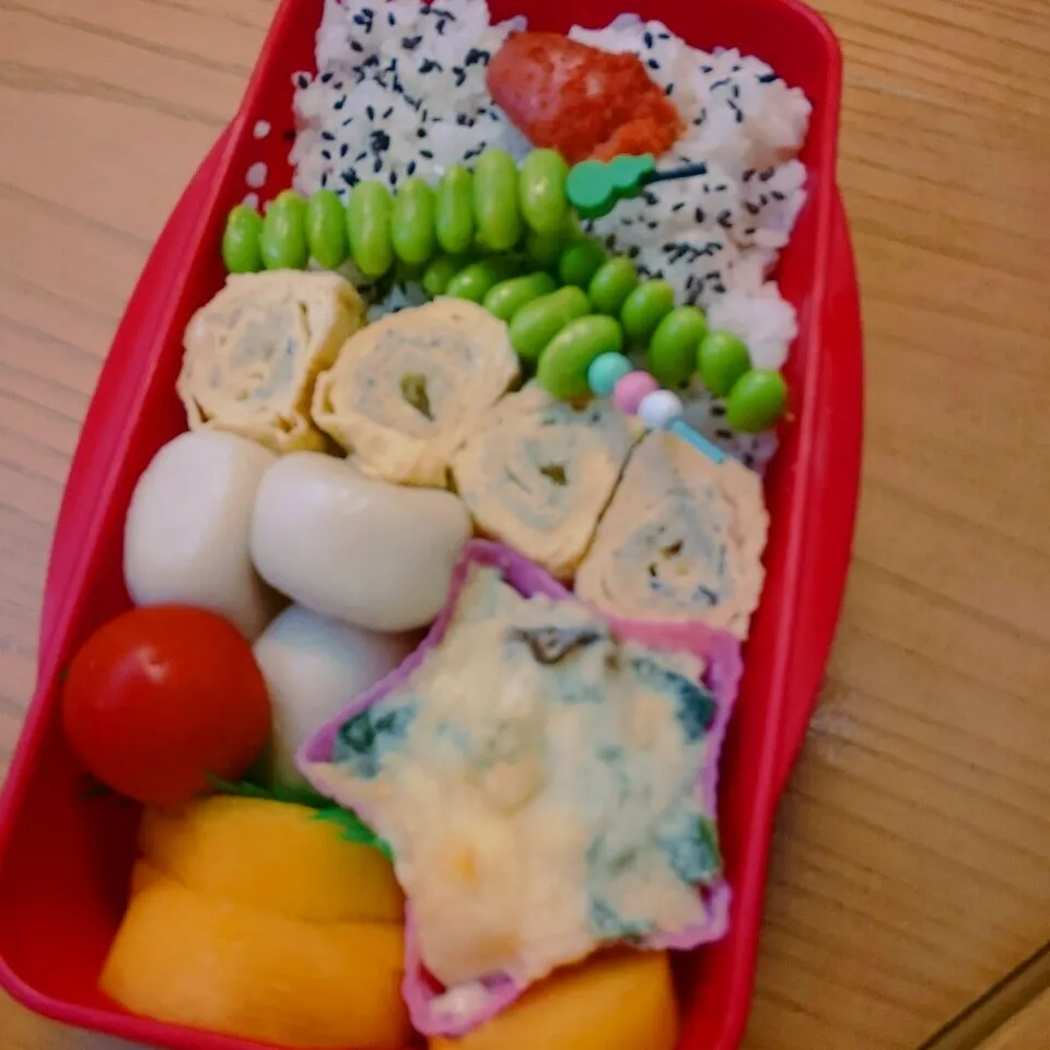 Snapdishの料理写真:今日のお弁当|mikaさん