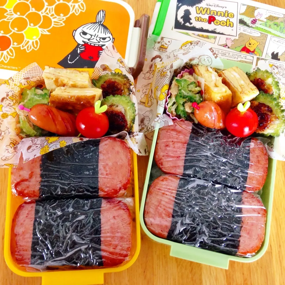 スパムむすびのお弁当^_^|Sakiko Daichoさん