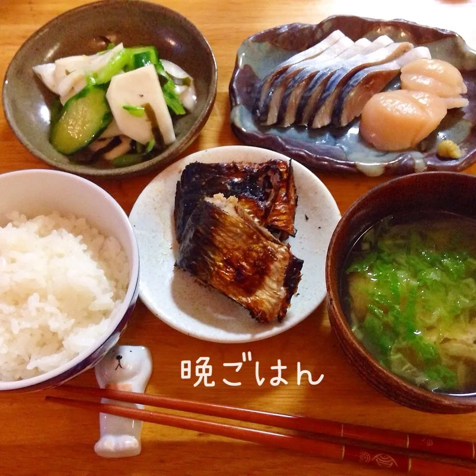 Snapdishの料理写真:今日は和食な晩ごはん^_^|Sakiko Daichoさん