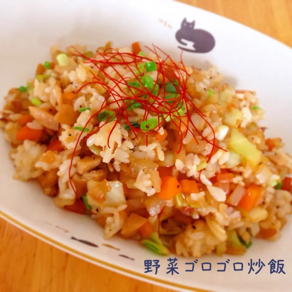 野菜ゴロゴロ炒飯のお昼ごはん^ ^|Sakiko Daichoさん