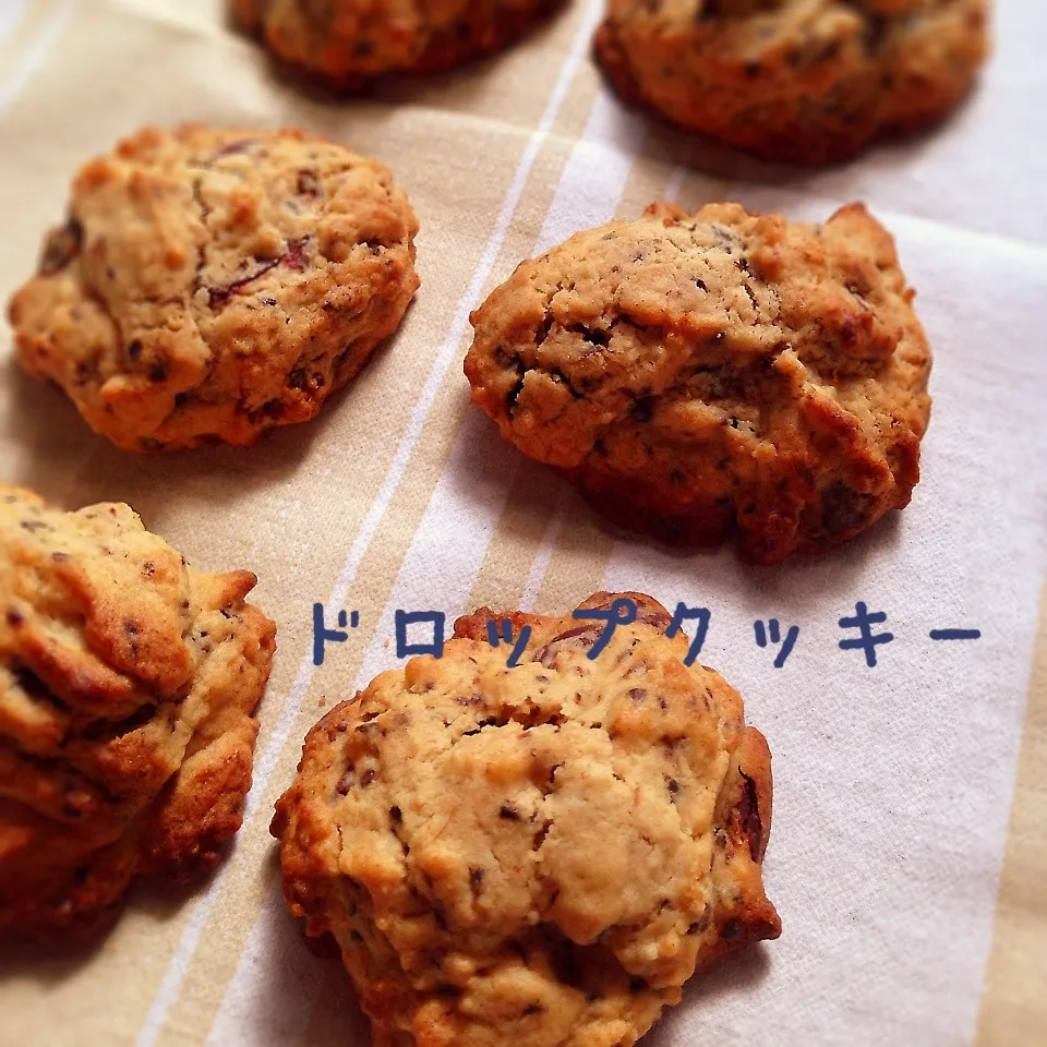 コーヒー&チョコ♡しっとりドロップクッキー|インコ夫人さん