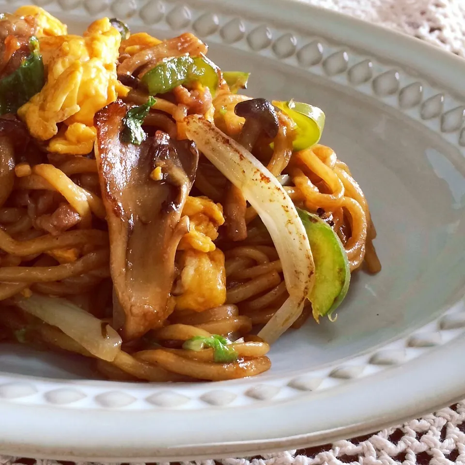 上海焼そば＊鎮江香醋をかけて|みゆゆさん