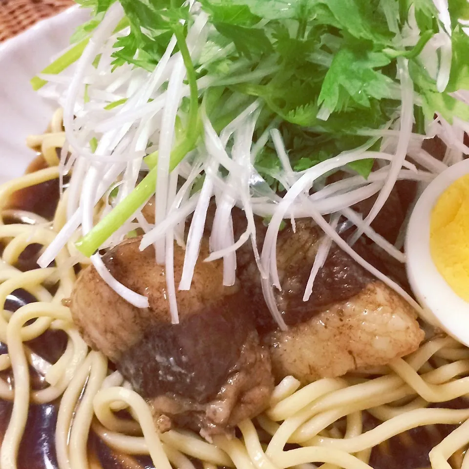 豚バラの香酢冷麺＊*|みゆゆさん