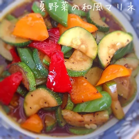 Snapdishの料理写真:夏野菜の和風マリネ^_^|Sakiko Daichoさん