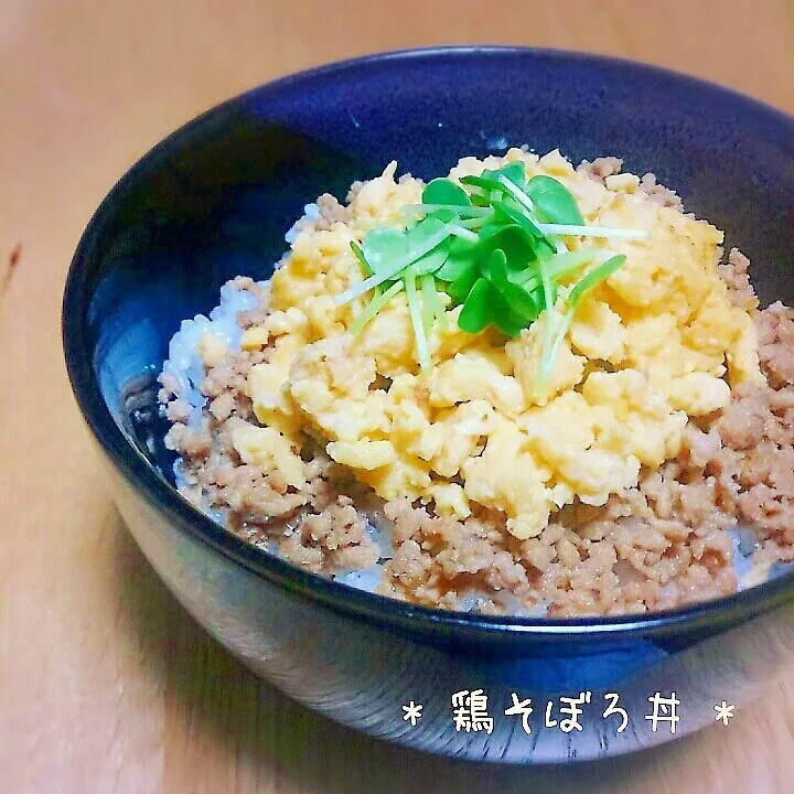 Snapdishの料理写真:* 鶏そぼろ丼 *|美幸さん