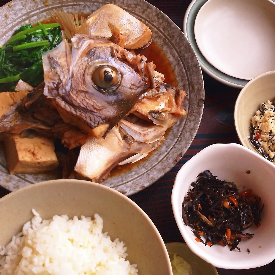 Snapdishの料理写真:沖縄で食べたあら煮定食|Sakiko Daichoさん