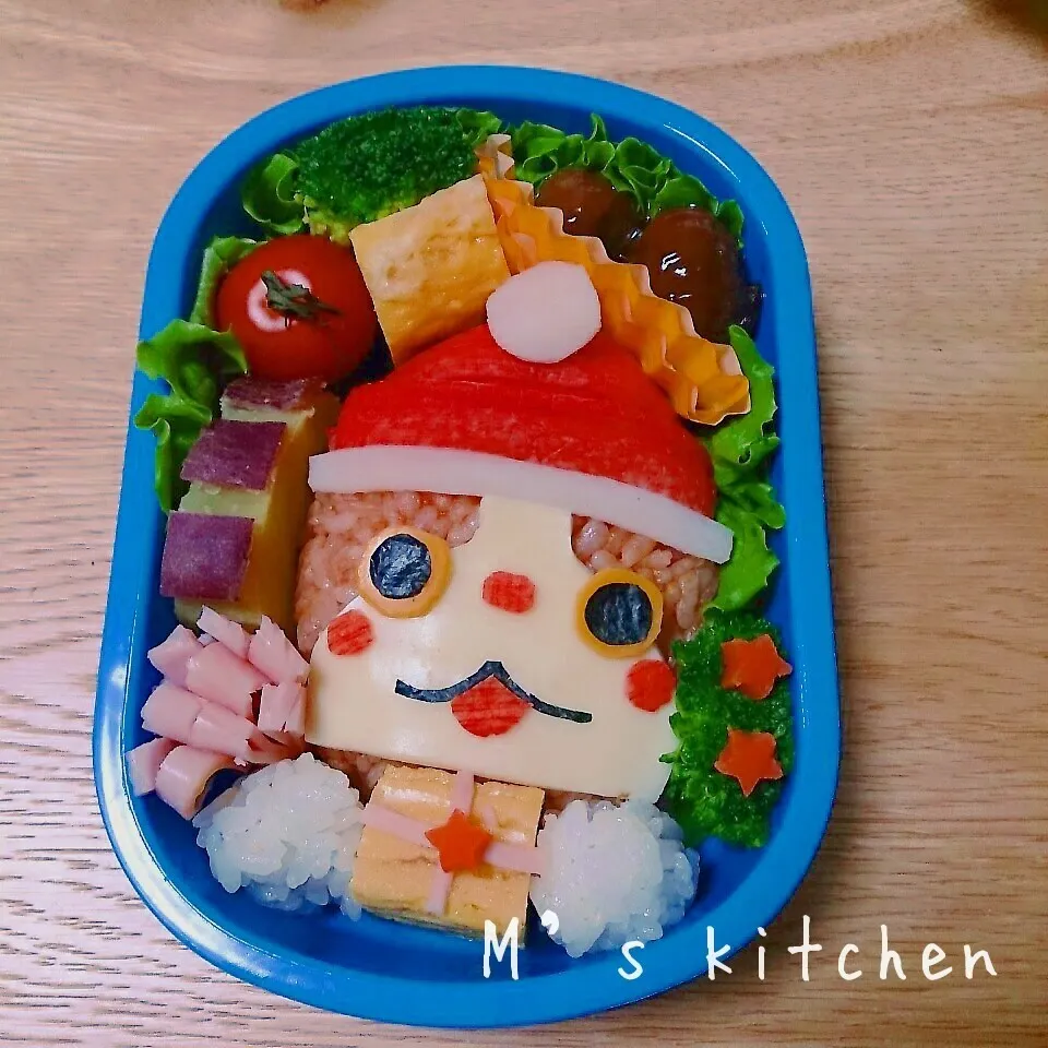 Snapdishの料理写真:ｼﾞﾊﾞﾆｬﾝ弁当  ｻﾝﾀver.|美幸さん