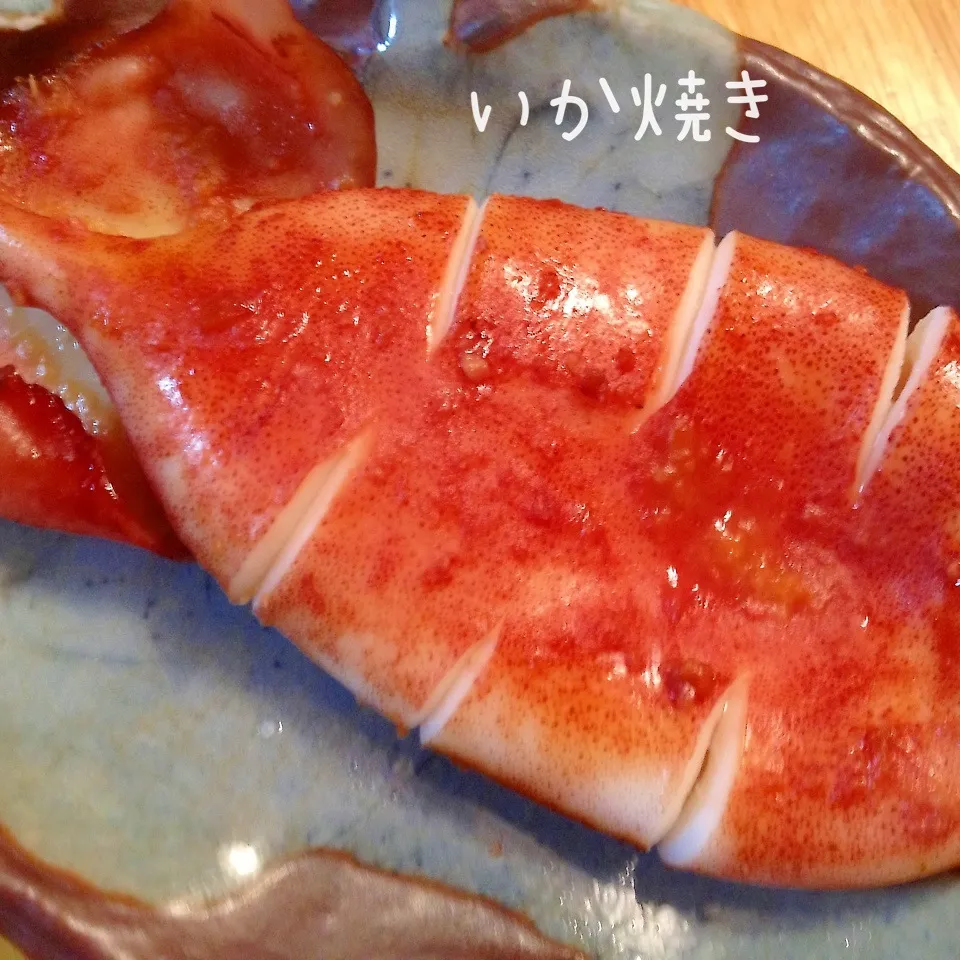 Snapdishの料理写真:いかの味噌漬け焼き♡|Sakiko Daichoさん