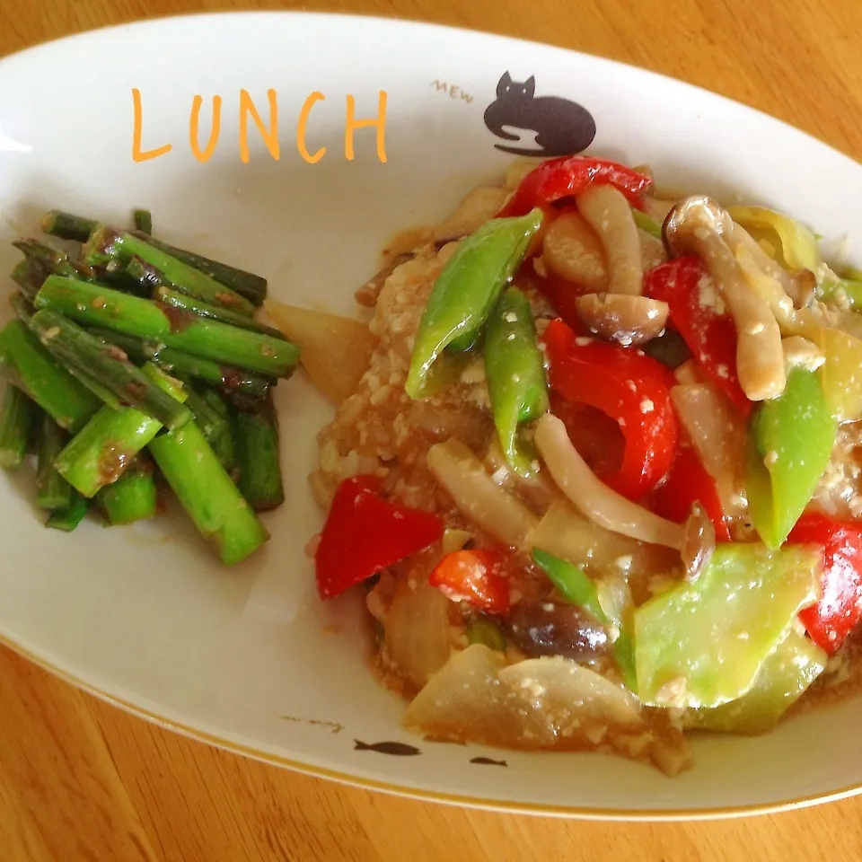 野菜と豆腐の中華丼風のランチ♡|Sakiko Daichoさん