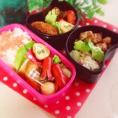 Snapdishの料理写真:お弁当 (*^▽^*)|ここさん