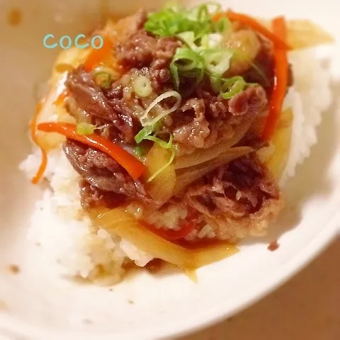 焼肉丼 (〃∇〃)|ここさん