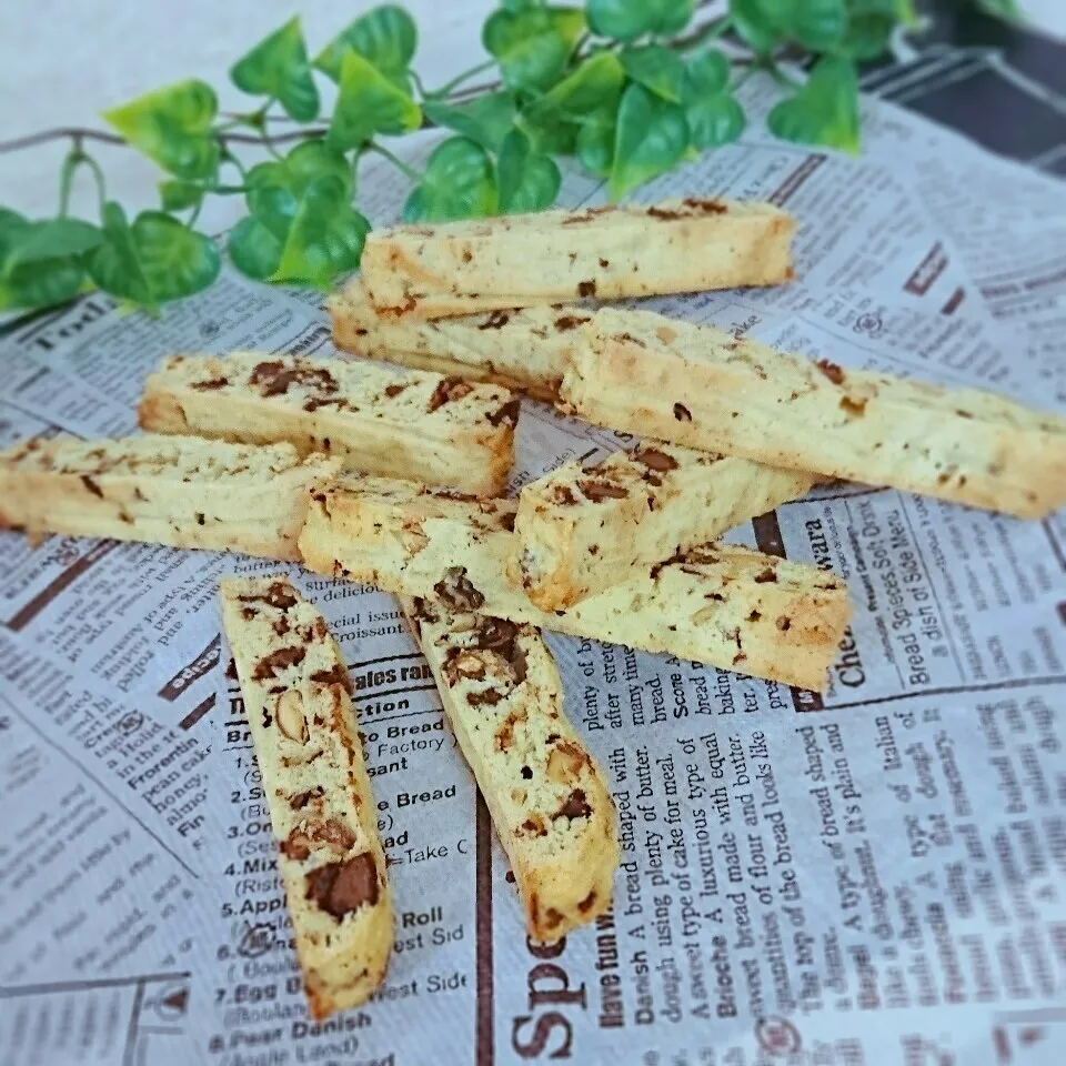 ナッツとチョコのビスコッティ|❥°₊↤ꤾᴞЕ↦₊°❥さん