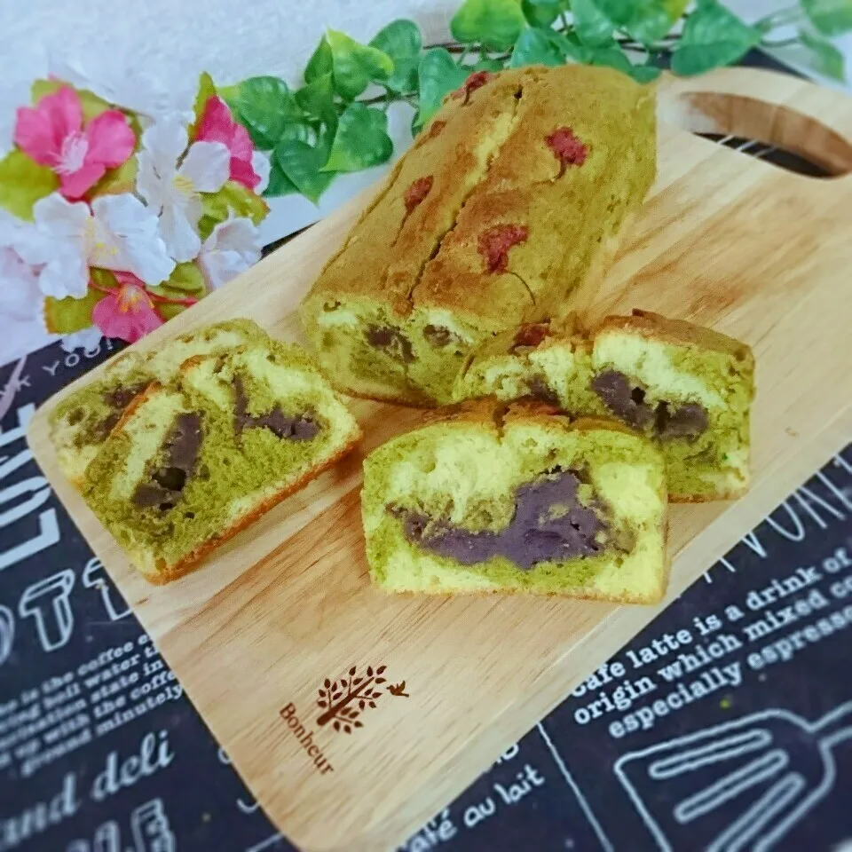 抹茶マーブルあんパウンドケーキ|❥°₊↤ꤾᴞЕ↦₊°❥さん