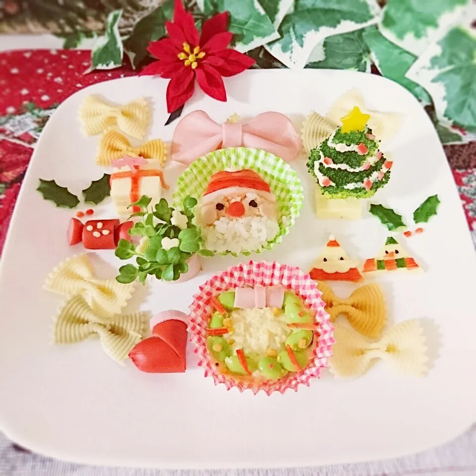 Snapdishの料理写真:クリスマスワンプレート(*´ヮ`*)|❥°₊↤ꤾᴞЕ↦₊°❥さん