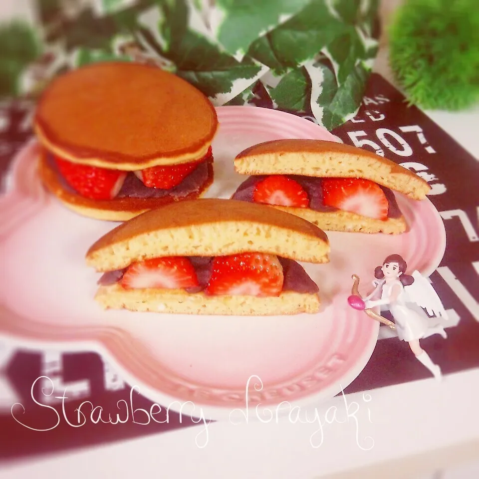 HMで簡単~いちごどら焼き(*´˘`*)♡|❥°₊↤ꤾᴞЕ↦₊°❥さん