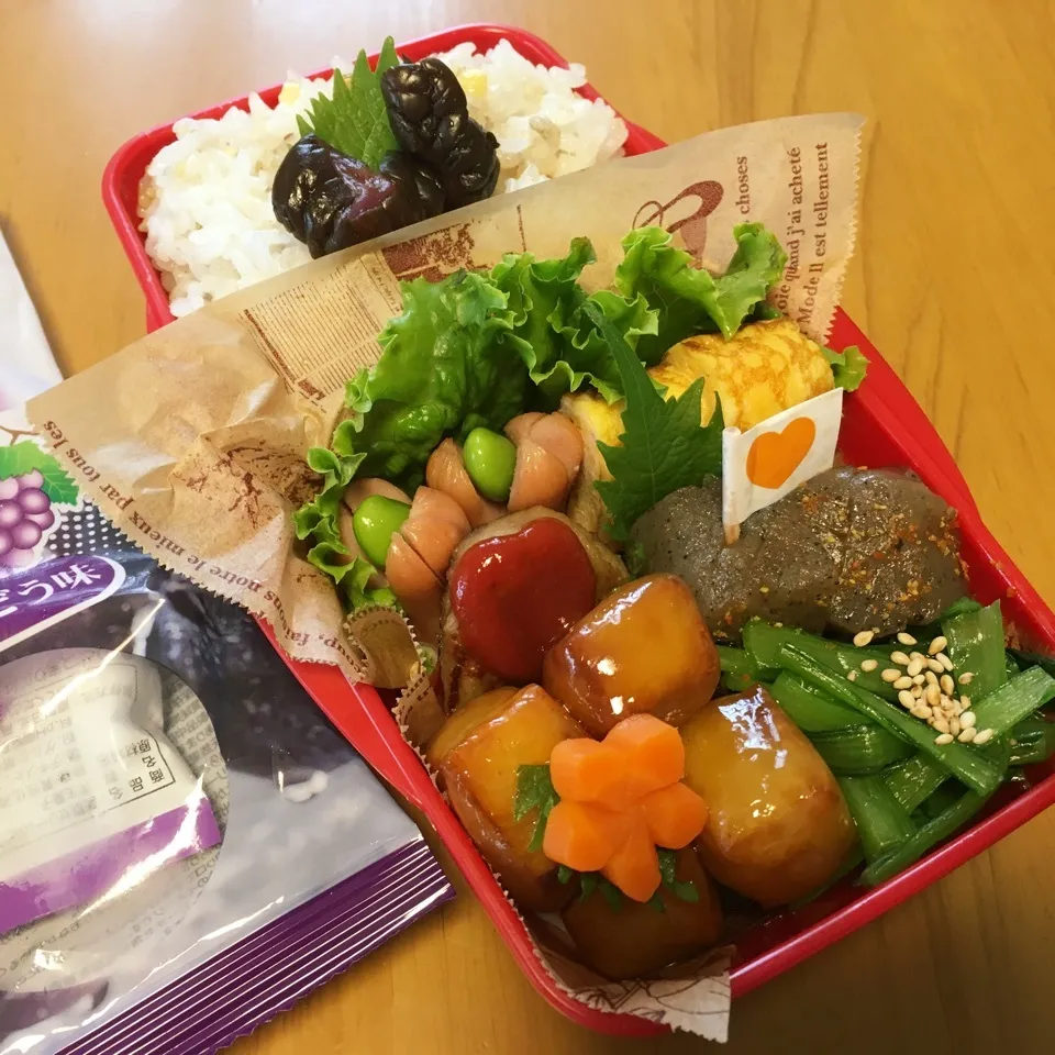 Snapdishの料理写真:高2娘のお弁当|ケイトママさん