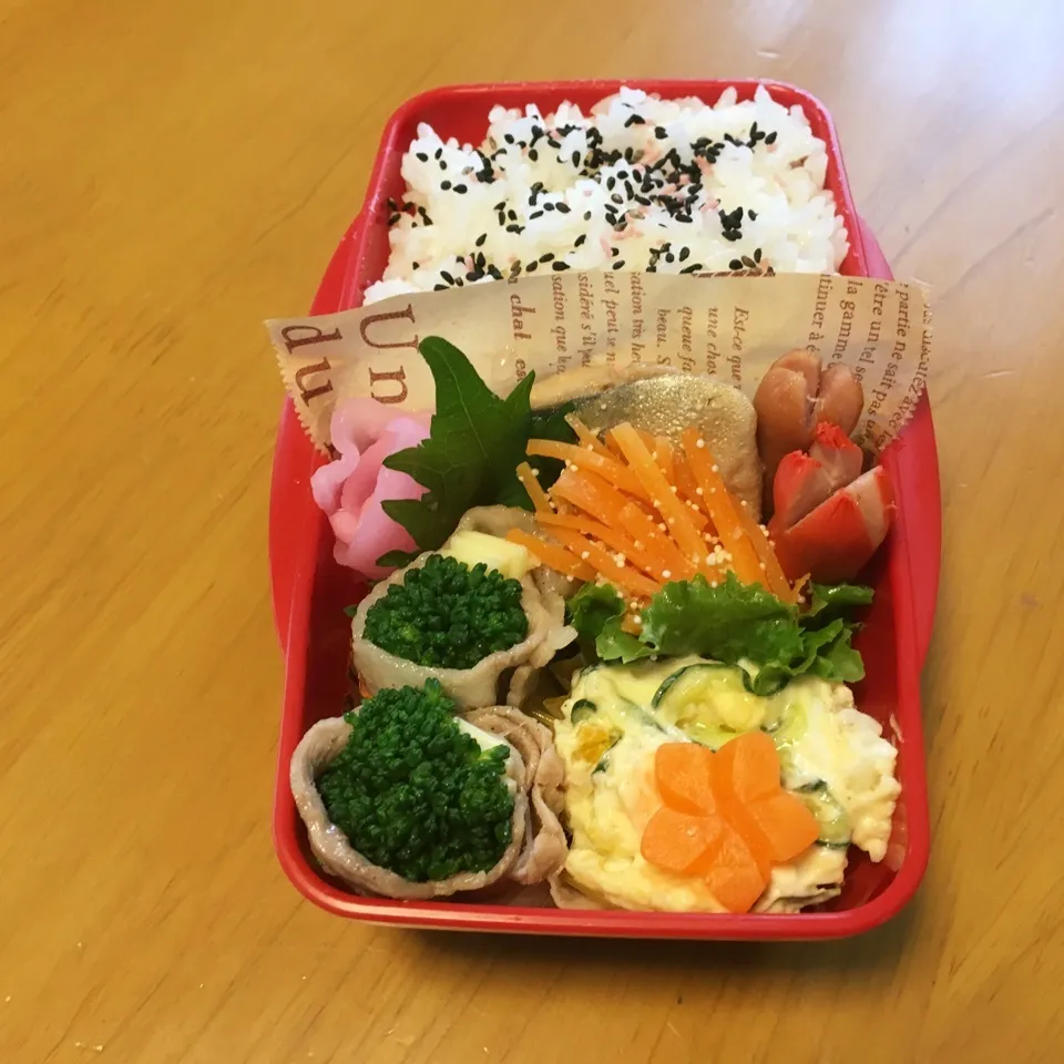 Snapdishの料理写真:高2娘のお弁当|ケイトママさん