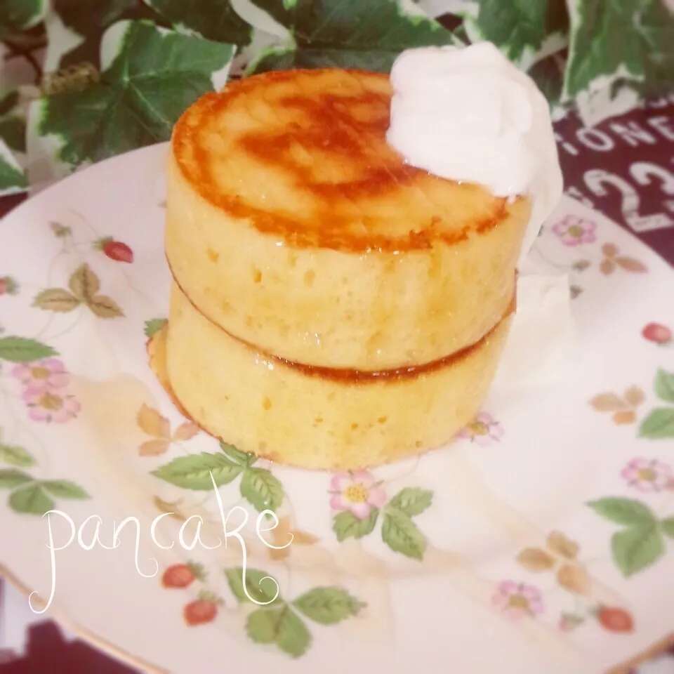 セリアのシリコン型で~厚焼きパンケーキ(*´˘`*)♡|❥°₊↤ꤾᴞЕ↦₊°❥さん