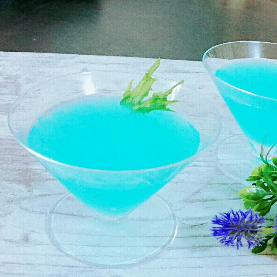 Snapdishの料理写真:🔵サイダーゼリー🔵|bobbinさん