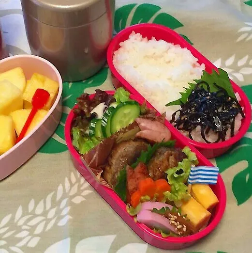 Snapdishの料理写真:高1娘のお弁当|ケイトママさん