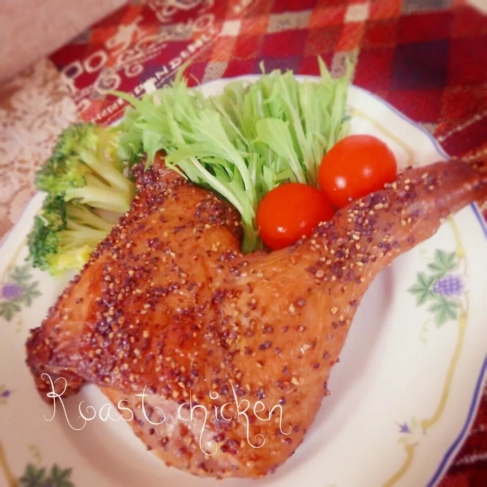 Snapdishの料理写真:Xmas☆香草たっぷり~ローストチキン(*´˘`*)♡|❥°₊↤ꤾᴞЕ↦₊°❥さん