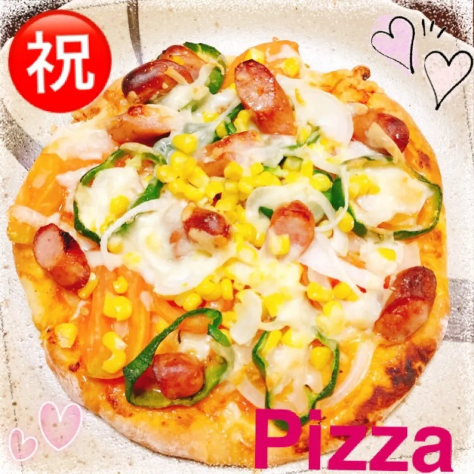 祝‼︎TOMOさん2000投稿おめでとう🎊ピザでお祝い🍕|❁︎na--na❁︎Nさん