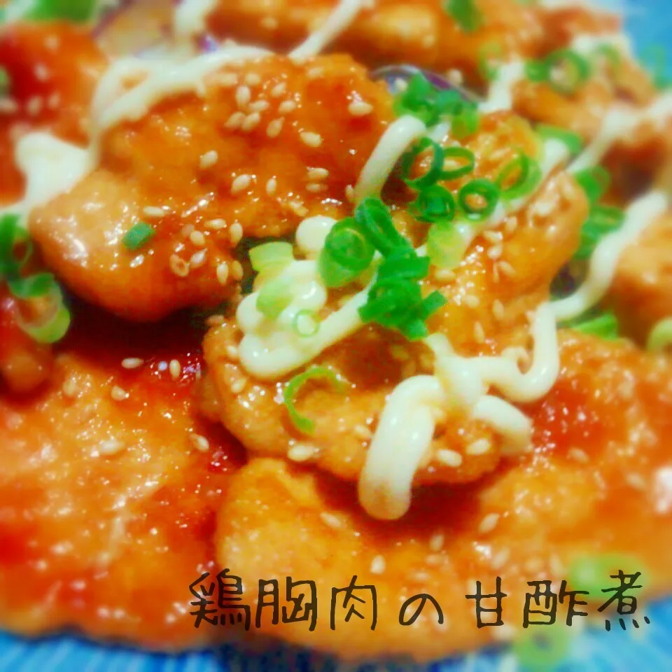 ✓ご飯がすすみすぎる🎵鶏胸肉の甘酢煮|あんみっちゃんさん