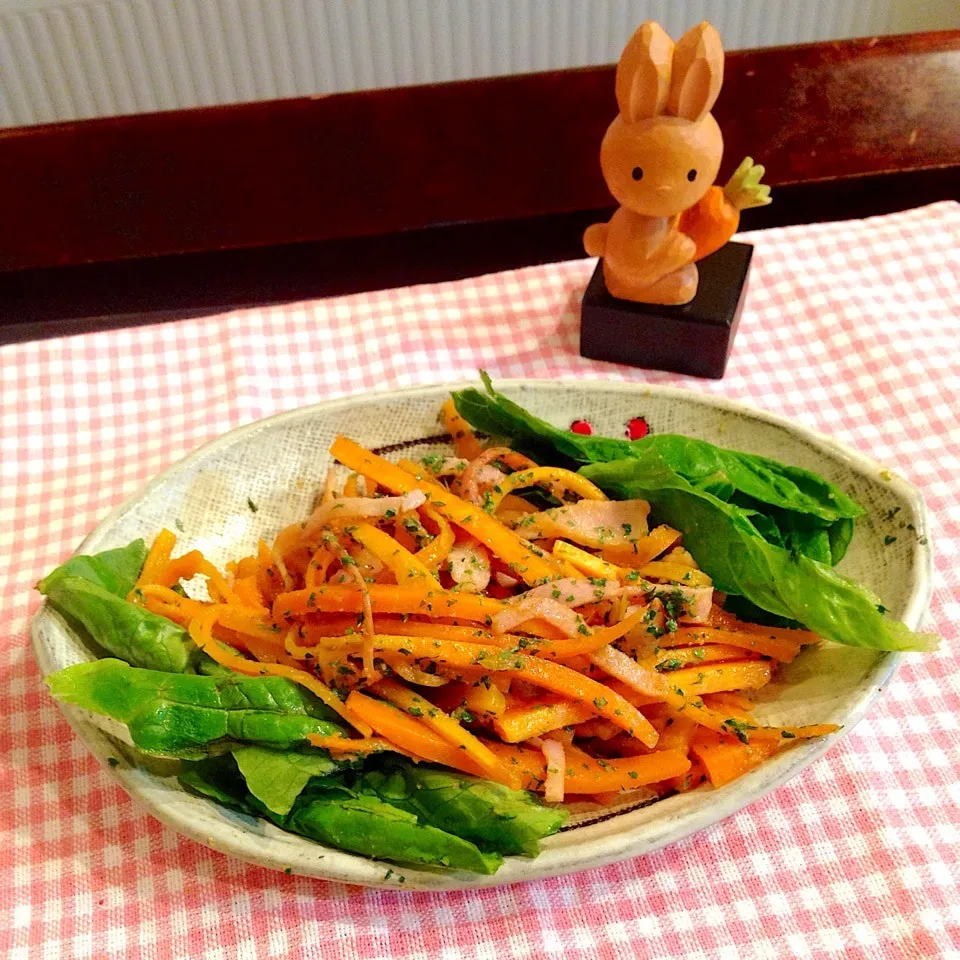 らぴちゃんの、クミン香る⭐︎スパイシー人参ジェリエンヌ🥕|naonaomimichanさん