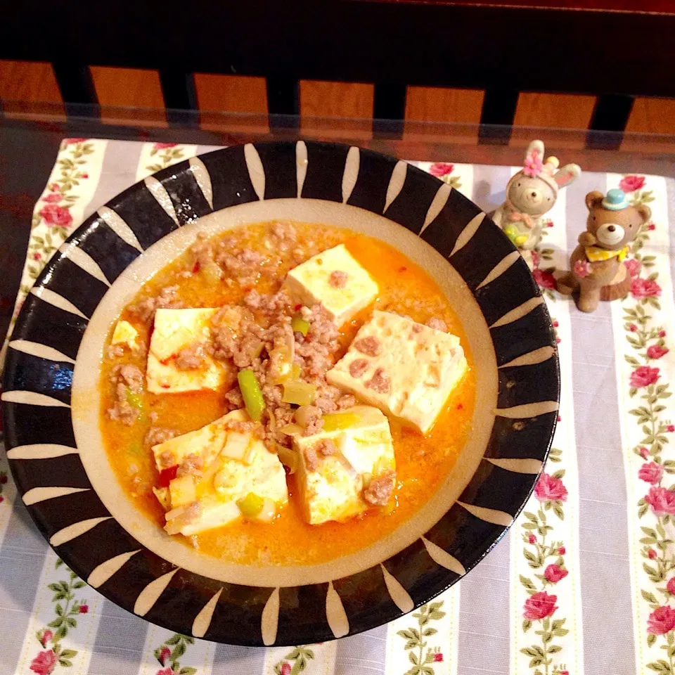 ましゃんさんの❤️ゆる粕使用まろやか麻婆豆腐😊|naonaomimichanさん