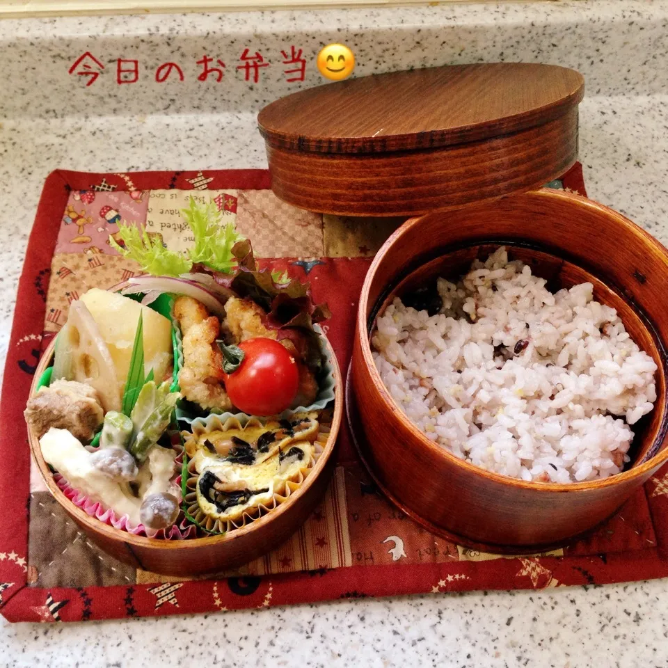 Snapdishの料理写真:今日のお弁当♪|naonaomimichanさん