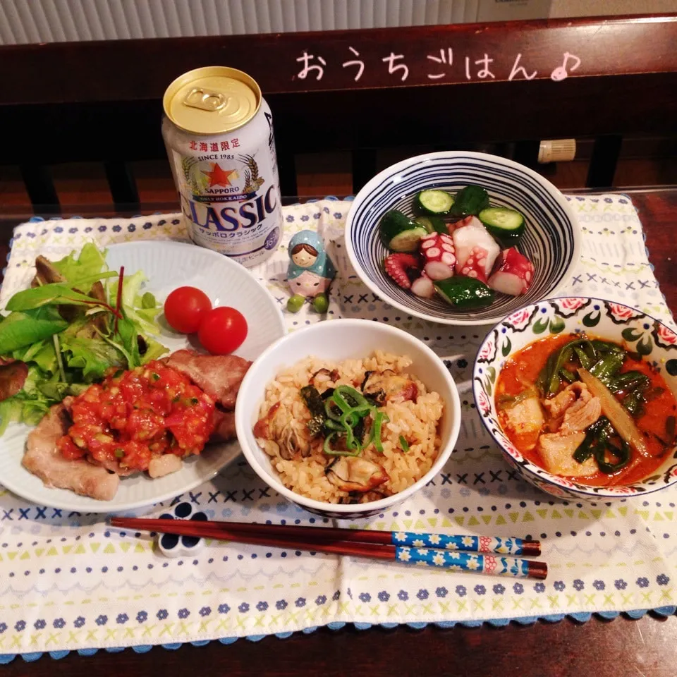 Snapdishの料理写真:今日の夕食♪|naonaomimichanさん