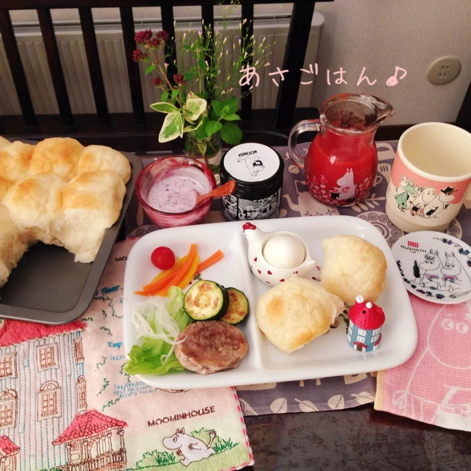 おうちムーミンカフェで朝ごパン♪|naonaomimichanさん