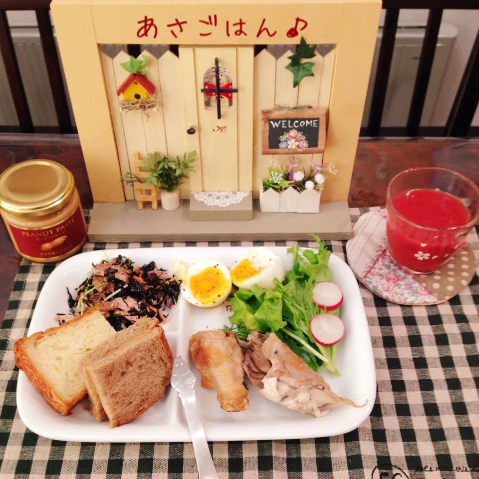 残り物で朝ごはんプレート♪|naonaomimichanさん