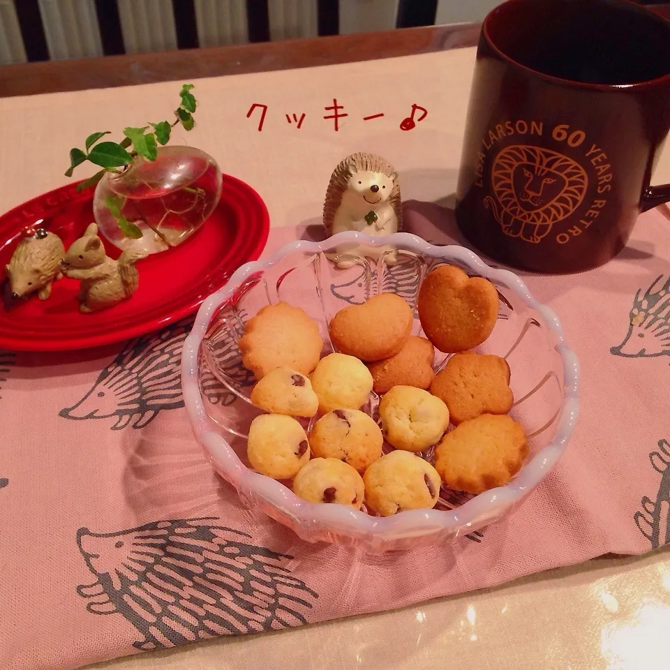 Snapdishの料理写真:クッキーでおやつ♡|naonaomimichanさん