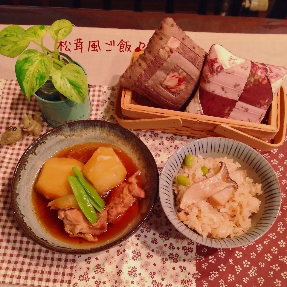 Snapdishの料理写真:松茸風炊き込みご飯♪|naonaomimichanさん