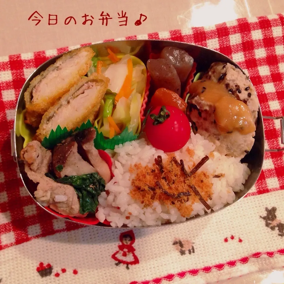 Snapdishの料理写真:今日のお弁当♪|naonaomimichanさん