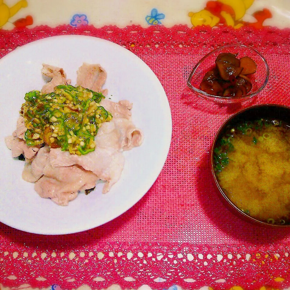 夏野菜たっぷり♪豚丼|あんみっちゃんさん