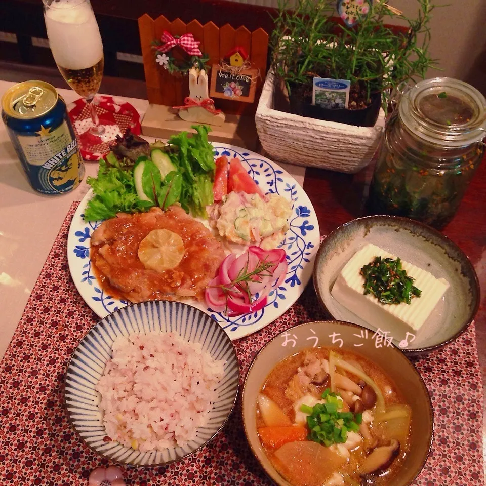 Snapdishの料理写真:いっこさんの真似っこデー*\(^o^)/*|naonaomimichanさん