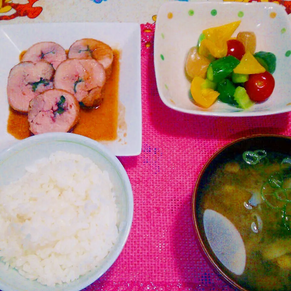 たかさんの鶏肉と梅の甘辛煮|あんみっちゃんさん