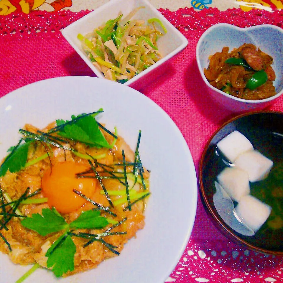 ふわとろ照り焼き親子丼|あんみっちゃんさん