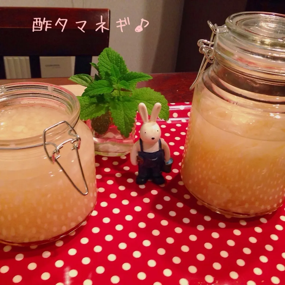 Snapdishの料理写真:酢タマネギ♪|naonaomimichanさん