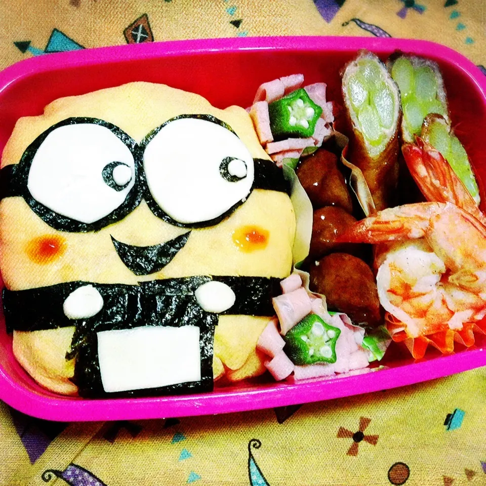 Snapdishの料理写真:ミニオンズ弁当|あんころさん