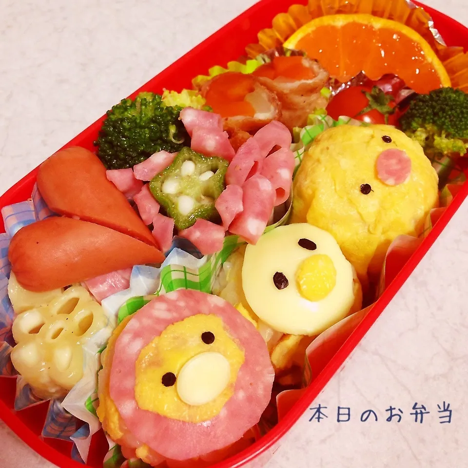 Snapdishの料理写真:ピヨ子ちゃん弁当|あんころさん