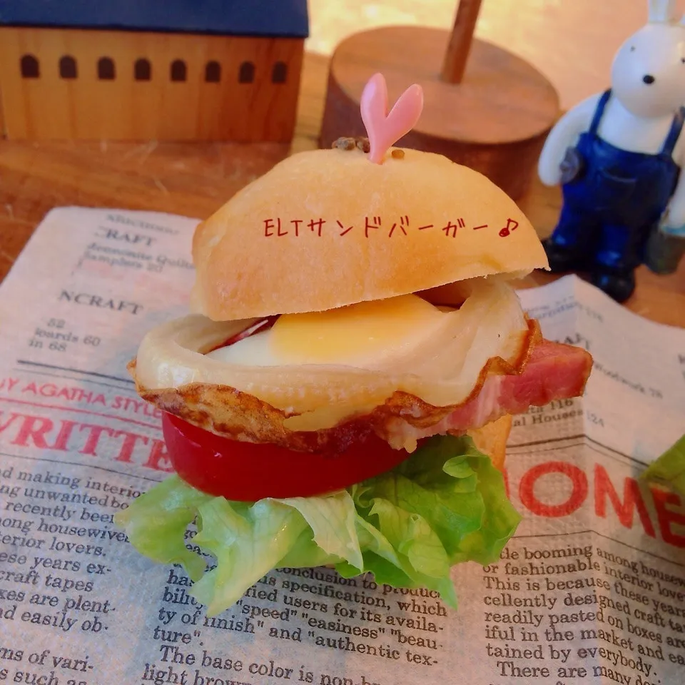 ハンバーガーぺこ友祭り♪ELTサンドバーガー|naonaomimichanさん