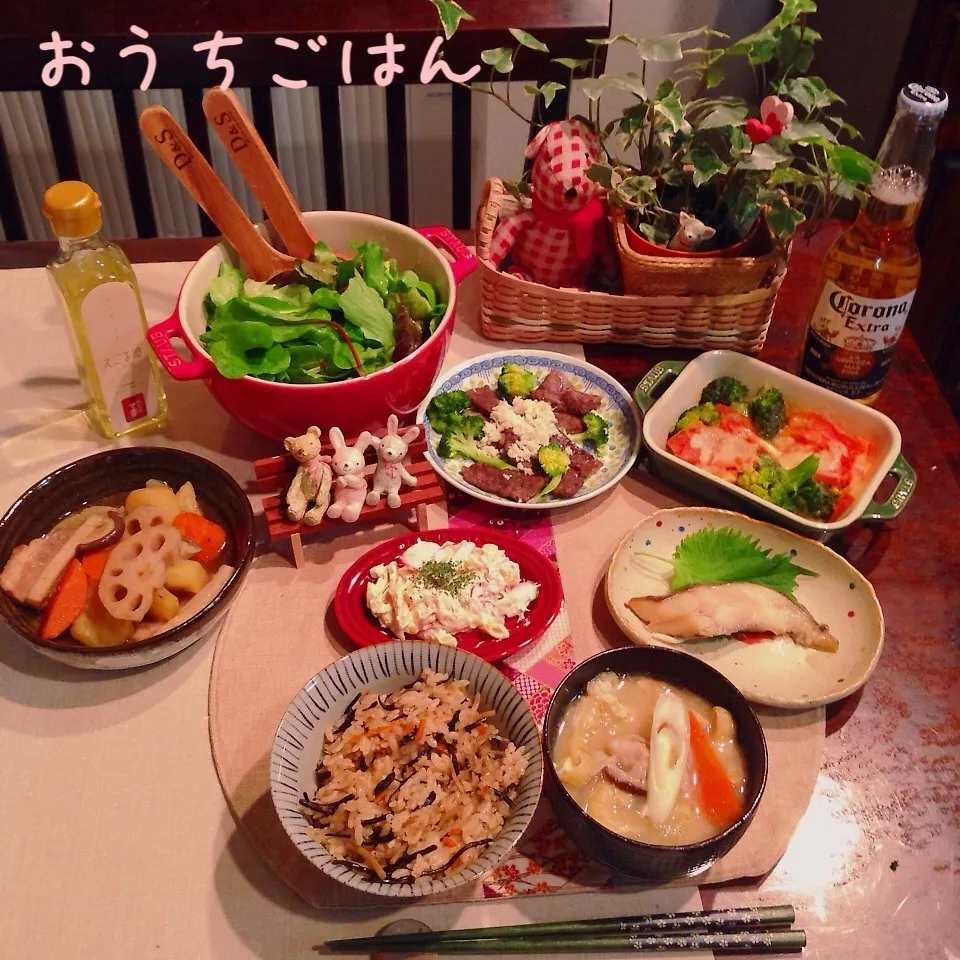 Snapdishの料理写真:夕食♪|naonaomimichanさん