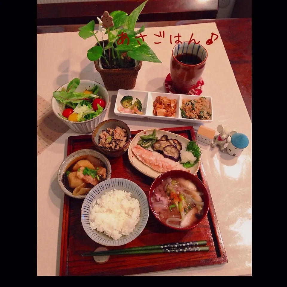 Snapdishの料理写真:昨日の朝食♪|naonaomimichanさん